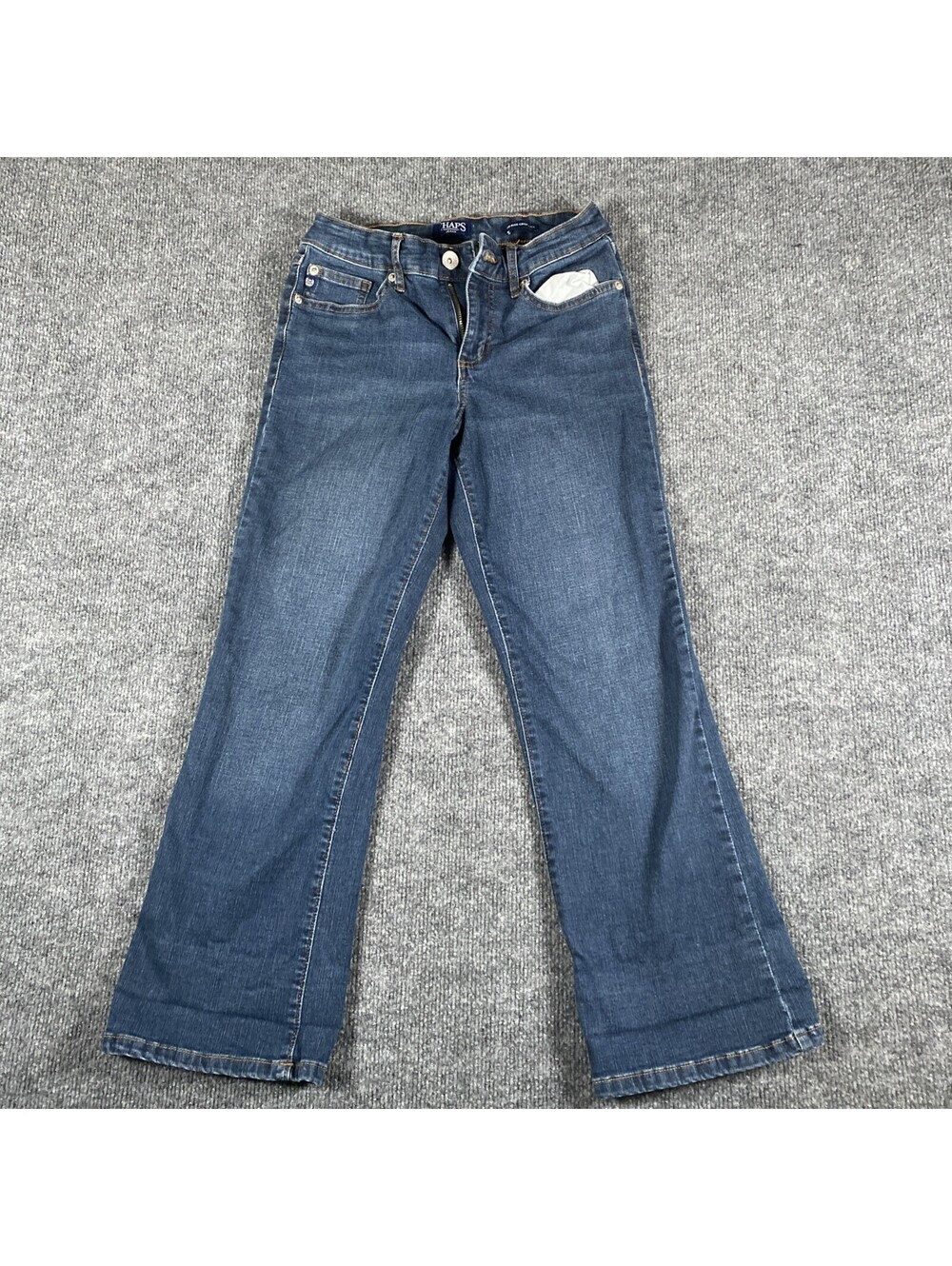 Women Chaps Size 4/27 Mid Rise crop kick jeans Blue AE